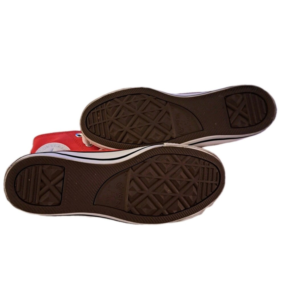 CONVERSE YTK HI Hearts  Valentine's Day Shoes A09117C Womens Size 7.5 EUC W/ Box - Picture 8 of 10